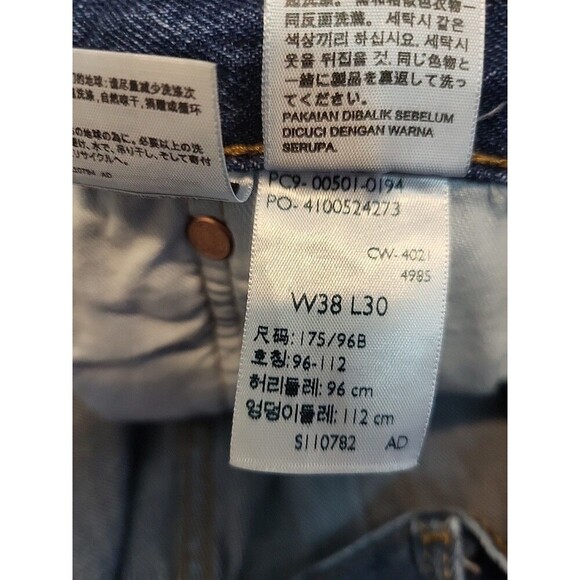 Levi's 501 Men's Sz 38 Button Fly PC9-00501-0194 Rugged Y2K Cowboy Rancher - Picture 11 of 12